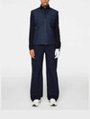 Women's Wren Knitted Hybrid Zip-Up Jacket Navy - J.LINDEBERG - BALAAN 5