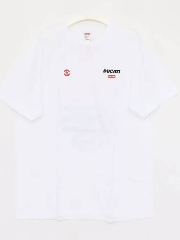 SS24T47 WHITE collaboration short sleeve t shirt - SUPREME - BALAAN 2