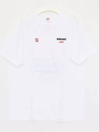 Ducati collaboration short sleeve t shirt SS24T47 WHITE - SUPREME - BALAAN 2