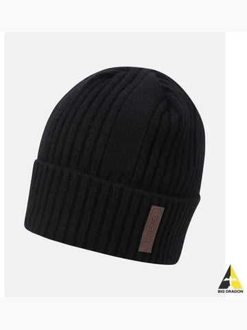 Cashmere Beanie Black SP323UKC93 - DESCENTE - BALAAN 1