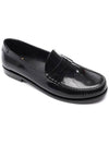 Le Leather Loafer Black - SAINT LAURENT - BALAAN 4