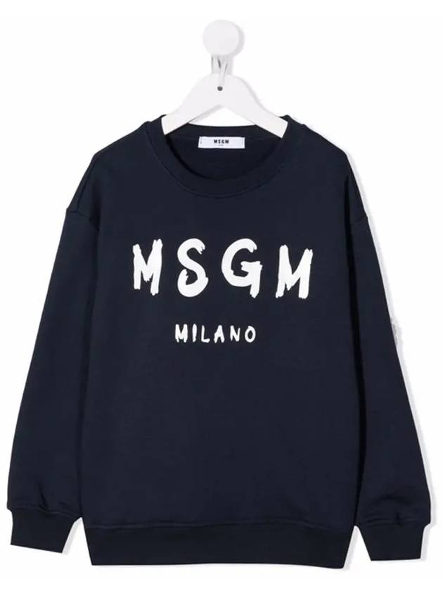 Kids Logo Print Sweatshirt MS027672 160 - MSGM - BALAAN 1