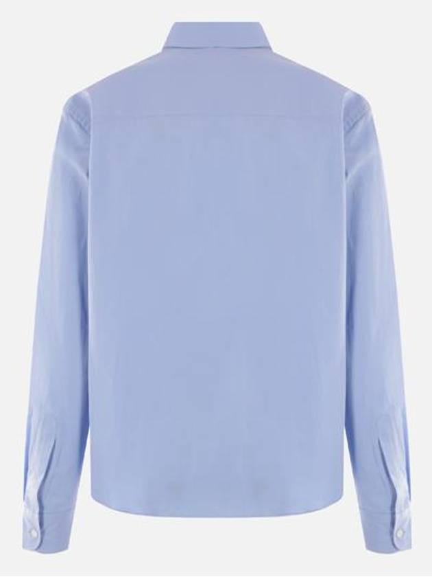 De Coeur Classic Cotton Long Sleeve Shirt Blue - AMI - BALAAN 5