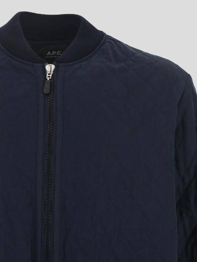 Men's Arcade Quilted Bomber Jacket Navy - A.P.C. - BALAAN 2