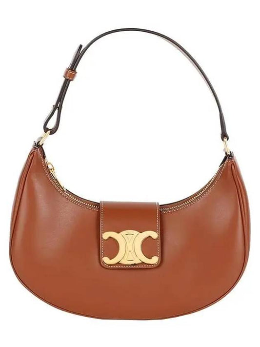 Ava Triomphe Smooth Calfskin Shoulder Bag Tan - CELINE - BALAAN 2