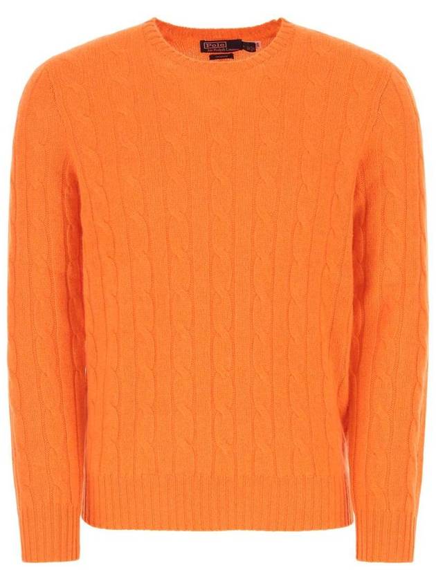 Cashmere Knit Top Orange - POLO RALPH LAUREN - BALAAN 2