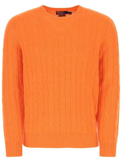 Cashmere Knit Top Orange - POLO RALPH LAUREN - BALAAN 2