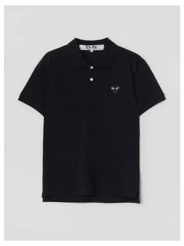 Unisex Black Heart Waffen Polo T shirt Blouse Southern Domestic Product GM0024042381225 - COMME DES GARCONS PLAY - BALAAN 1