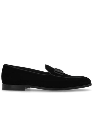 Dolce & Gabbana Shoes With Logo, Men's, Black - DOLCE&GABBANA - BALAAN 1