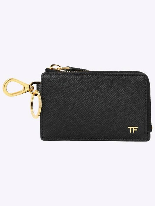 TF Logo Key Holder Black - TOM FORD - BALAAN 2