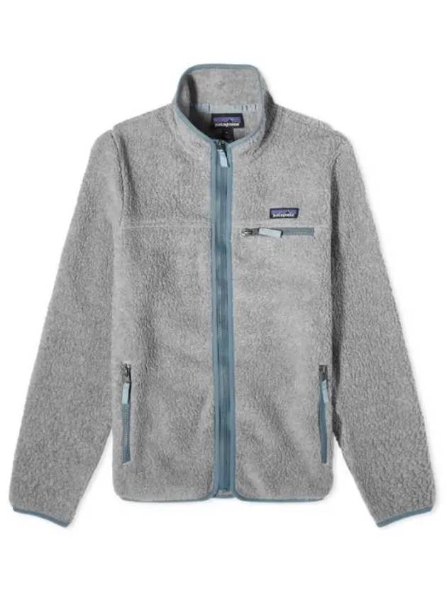 Women's Retro Pile Fleece Zip-up Jacket Salt Grey - PATAGONIA - BALAAN 2