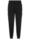 Wappen Patch Cargo Track Pants Black - STONE ISLAND - BALAAN 2