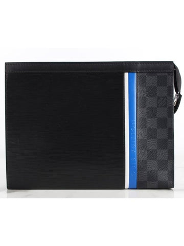 Epi Damier Graphite Pochette Voyage MM - LOUIS VUITTON - BALAAN 1