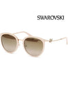 Sunglasses SK247K 32G half mirror official Asian fit - SWAROVSKI - BALAAN 4