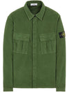 Wappen Patch Two Pocket Shirt Jacket Khaki - STONE ISLAND - BALAAN 2