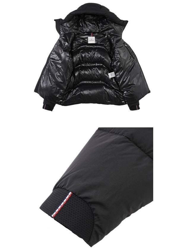 1A00275 53859 999 MISOKE short down padding black men s TSH - MONCLER - BALAAN 5