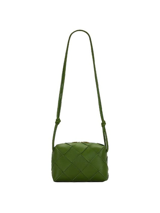 Cassette Intrecciato Small Cross Bag Avocado - BOTTEGA VENETA - BALAAN 1