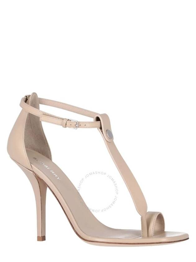 toe ring stiletto sandals heels beige - BURBERRY - BALAAN 3