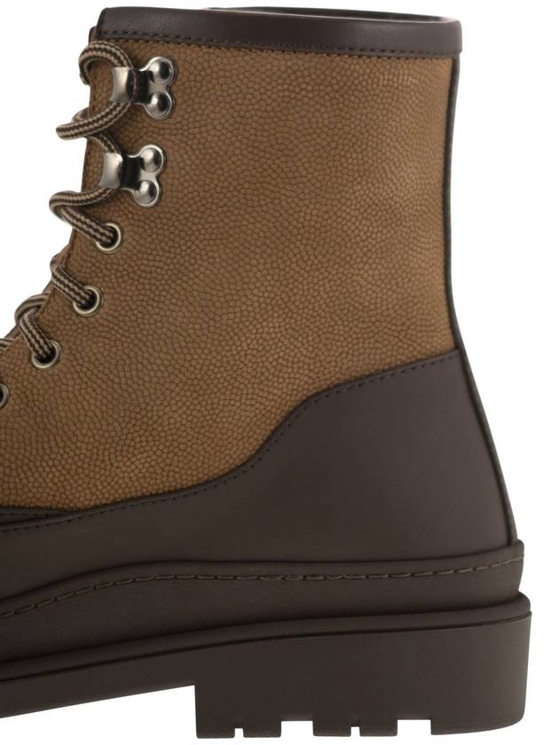 Duck Boot in suede and rubberised calf leather - BRUNELLO CUCINELLI - BALAAN 7