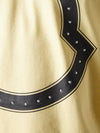 Studded Logo Print Sleeve Patch T Shirt Yellow 8C00015 8390T 12I - MONCLER - BALAAN 3