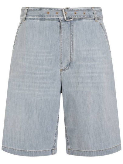 Denim Shorts Light Bleach - BOTTEGA VENETA - BALAAN 2