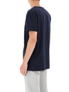 VPC Logo Organic Cotton Short Sleeve T-Shirt Navy - A.P.C. - BALAAN 7