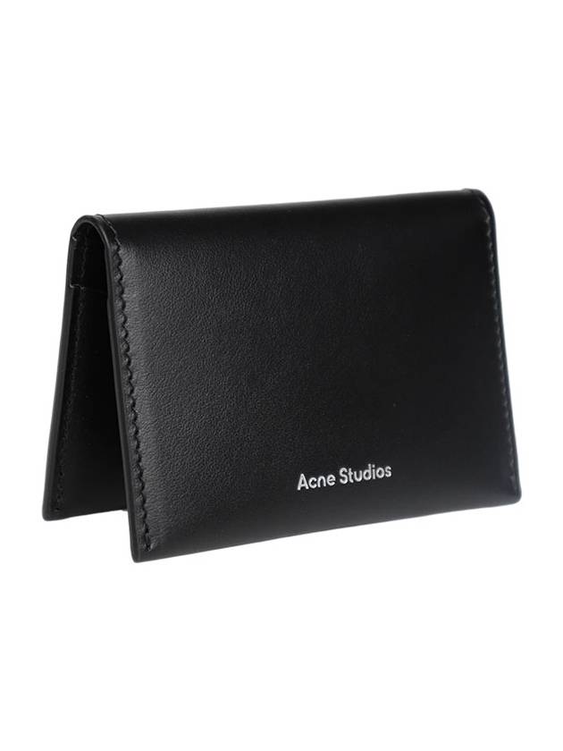 Logo Bifold Card Wallet Black - ACNE STUDIOS - BALAAN 4