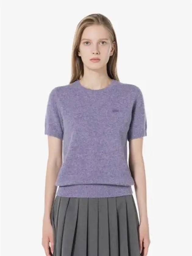 Women s Alpaca Wool Short Sleeve Sweater AF100E 54N GFU Domestic Product GQ2N24071289834 - LACOSTE - BALAAN 1