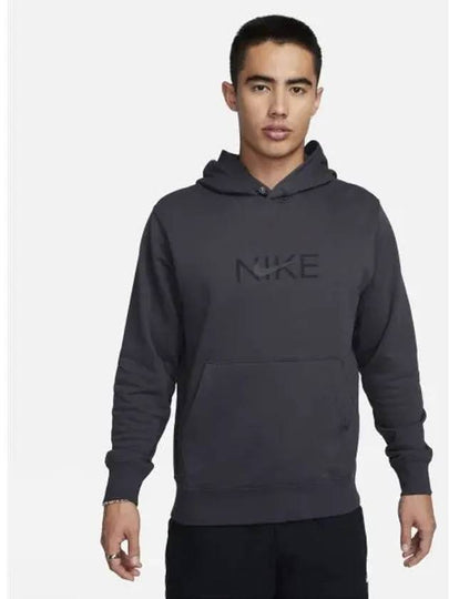 Sportswear French Terry Pullover Hoodie M Anthracite Black FZ4765 060 - NIKE - BALAAN 1