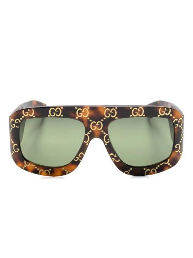 GG Monogram Pilot Frame Sunglasses GG0983S - GUCCI - BALAAN 1