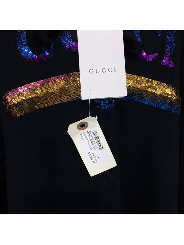 Logo Hoodie Black - GUCCI - BALAAN 5