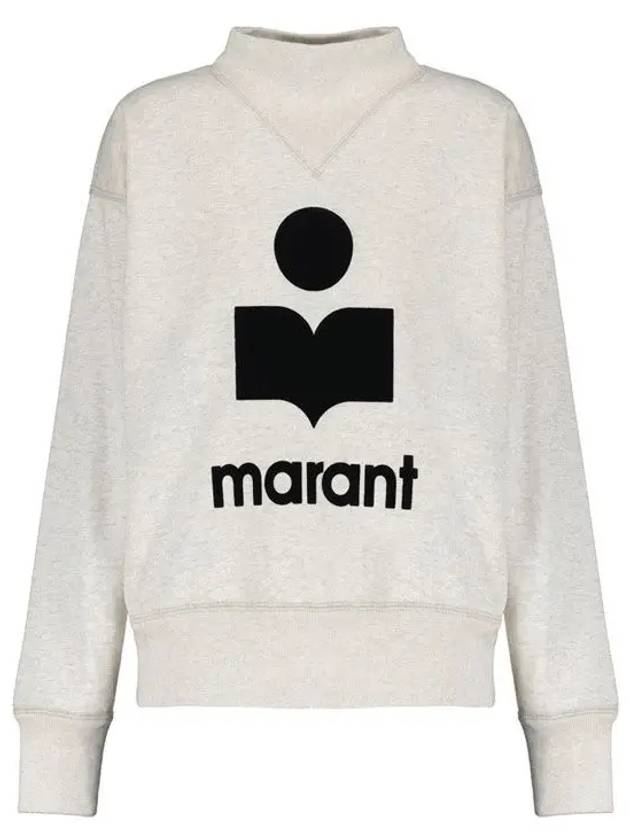 Moby Logo Print Sweatshirt Ecru - ISABEL MARANT - BALAAN 2