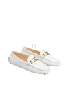 Women's Gommino Leather Driving Shoes White - TOD'S - BALAAN 2