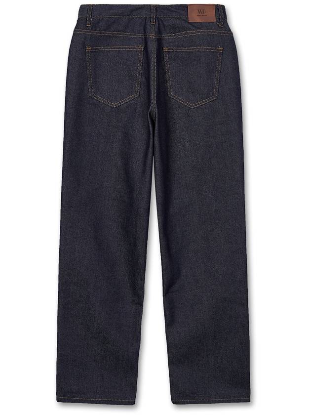 Semi-wide raw denim pants INDIGO - WEST GRAND BOULEVARD - BALAAN 3