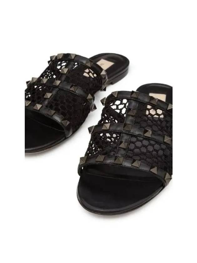 Rockstud cage leather sandals 4W0S0Q67TPZ 0NO - VALENTINO - BALAAN 3