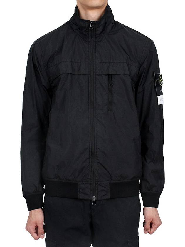 Garment Dyed Crinkle Reps R Nylon Jacket Black - STONE ISLAND - BALAAN 3