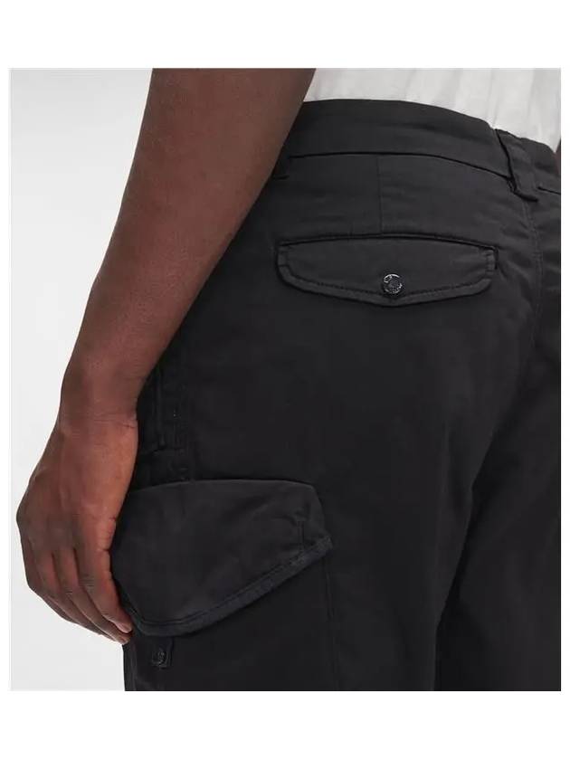 Lens Wappen Straight Pants Black - CP COMPANY - BALAAN 5