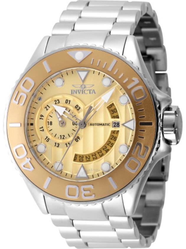 Invicta Grand Diver GMT Automatic Gold Dial Men's Watch 47543 - INVICTA - BALAAN 1