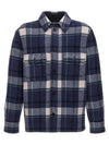 Kervon Check Shirt Jacket Faded Night - ISABEL MARANT - BALAAN 2