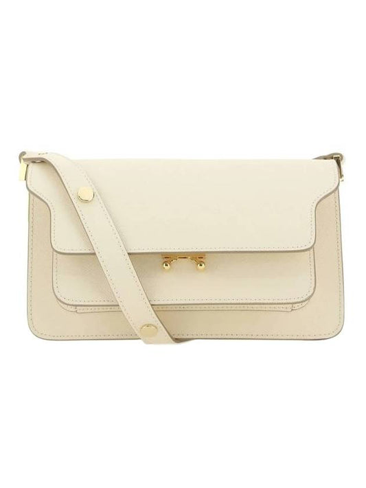 Trunk East West Shoulder Bag Ivory - MARNI - BALAAN 1