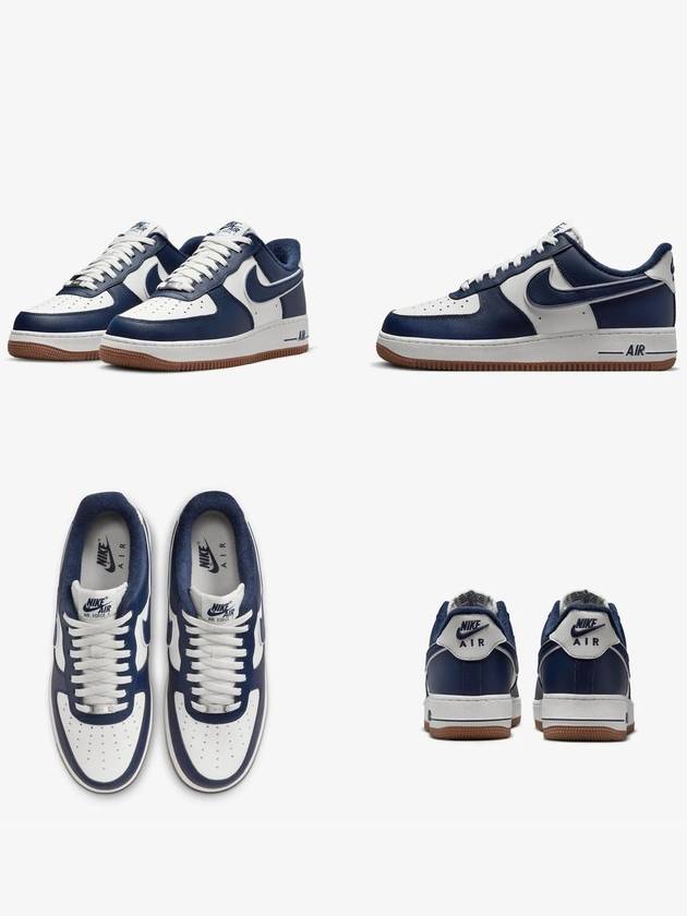 Air Force 1 '07 LV8 Low Top Sneakers Midnight Navy - NIKE - BALAAN 3