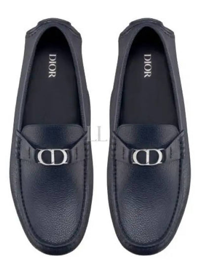 CD Signature Buckle Strap Loafers Blue - DIOR - BALAAN 2