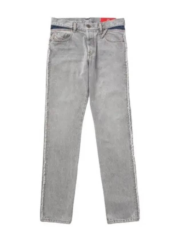 Straight Denim Pants Light Gray Jeans - DIESEL - BALAAN 1