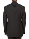 Double Breasted Mohair Wool Jacket Black - PRADA - BALAAN 5