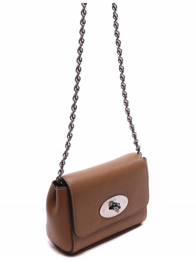 Lily Matte Smooth Calf Mini Shoulder Bag Teak - MULBERRY - BALAAN 4