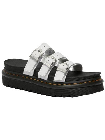 Blaire Hydro Leather Sandals White - DR. MARTENS - BALAAN 1