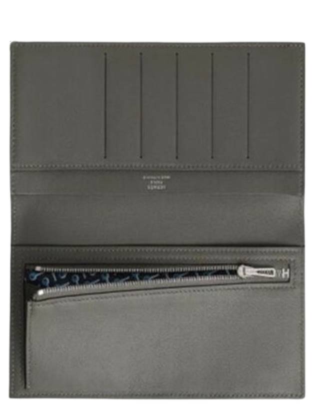 Citizen Twill Long Wallet Grey - HERMES - BALAAN 3