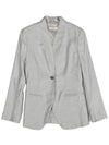 S01736A Gray Wool Jacket - PESERICO - BALAAN 1