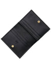 GG Marmont Leather Half Wallet Black - GUCCI - BALAAN 5