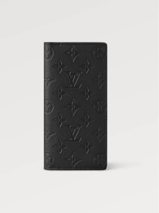 Brazza Wallet Monogram Shadow Black - LOUIS VUITTON - BALAAN 2